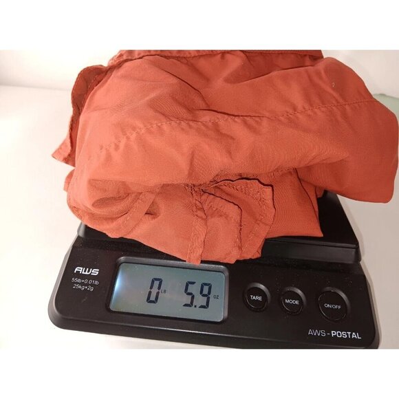 Magellan Outdoors Women Shirt Orange Relaxed Fit Button Up Fish Gear Workwear L - Picture 11 of 12